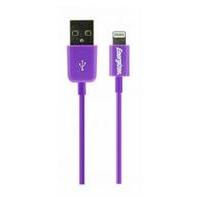 energizer lightning 1m usb cable purple
