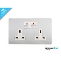 energenie mihome style double socket chrome