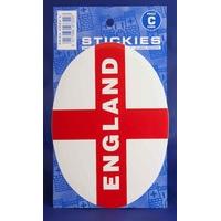 England St George Oval Sticker