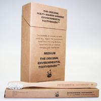 Environmental Bamboo Toothbrush - Medium