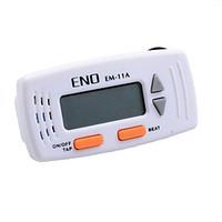 ENO EM-11 NEW Mini Clip Digital Metronome White Color