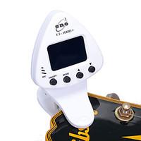 ENO ET-3000 Digital LCD Guitar Bass Violin Clip-on Automatic Chromatic Tuner White