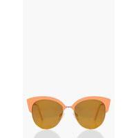 enamel cat eye sunglasses gold