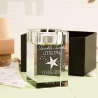 Engraved Twinkle Twinkle Tea Light Holder