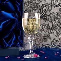 Engraved Grandmother of the Groom Bird Wine Glass With Wine Charm and Gift Box