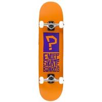 enuff block icon complete skateboard orange