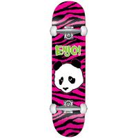 enjoi zebra punk first push youth complete skateboard pink 7375