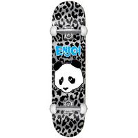 Enjoi Leopard Punk First Push Youth Complete Skateboard - Grey 7.25\