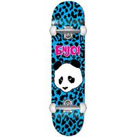 enjoi leopard punk first push complete skateboard blue 7875