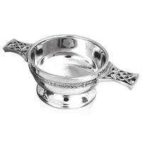 English Pewter 4.5 Quaich Bowl\