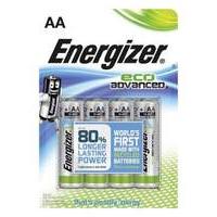 energizer eco advanced aa 4 pack