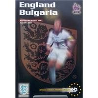 England v Bulgaria - Euros Qualifier - 10th Oct 1998