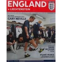 England v Liechtenstein - Euro Championship Qualifier - 10th Sept 2003