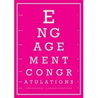 Engagement Eye Chart | Engagement Card | BB1052
