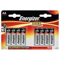 Energizer Max Alkaline Batteries AA 8 Pack