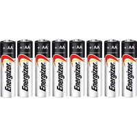 Energizer E300112400 Size AA Alkaline Battery (Pack of 8)