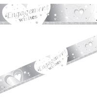 Engagement Wishes Foil Banner