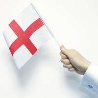 england waving flags