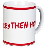 England Rugby Hash Tag Carry Them Home Mug 11oz