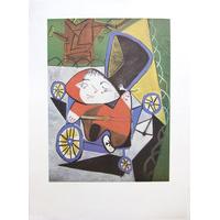 Enfants dans un Landau By Pablo Picasso