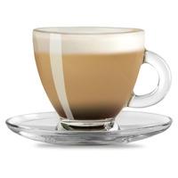 Entertain Cappuccino Cups & Saucers 6.9oz / 195ml (Pack of 2)