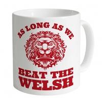 England Beats Wales Football Mug
