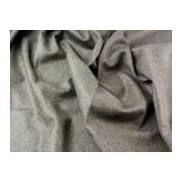 English Herringbone Wool Heavy Suiting Dress Fabric Truffle
