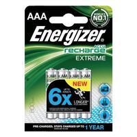 Energizer Battery Rechargeable Advanced NiMH Capacity 800mAh LR03 1.2V AAA Ref 627948 [Pack 4]