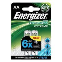 Energizer HR6 2450mAh 1.2V AA Rechargeable NiMH Batteries (Pack 2)