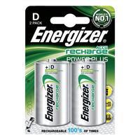 Energizer D NiMH 2500mAh Rechargeable Battery (Pack of 2)