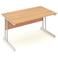 Energy Cantilever Rectangular Desk Beech 1400mm