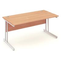 Energy Cantilever Rectangular Desk Beech 1600mm