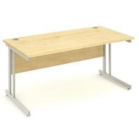 Energy Cantilever Rectangular Desk Maple 1600mm