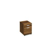 Energy 2 Drawer Mobile Pedestal Walnut