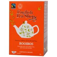 English Tea Shop Organic and Fairtrade Rooibos Tea - 20 Bags - Sachets