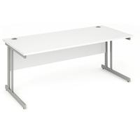 Energy Cantilever Rectangular Desk White 1800mm