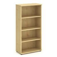 energy bookcase 4 shelves maple