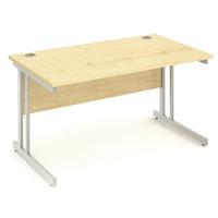 Energy Cantilever Rectangular Desk Maple 1400mm