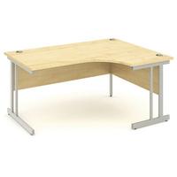 Energy Cantilever Crescent Desk Maple 1600mm Right Handed