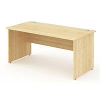 energy panel end rectangular desk maple 1800mm