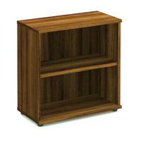 Energy Bookcase 2 Shelves Walnut