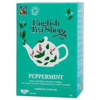 english tea shop organic and fairtrade peppermint tea 20 bags sachets