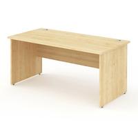 energy panel end rectangular desk maple 1200mm