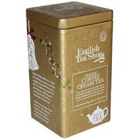 English Tea Shop Organic Premium Square Tin Coffee Cream Tea - 15 Pyramid Bags