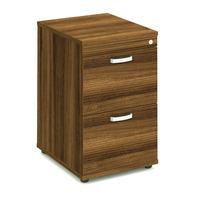 Energy Filing Cabinet 2 Drawers Walnut