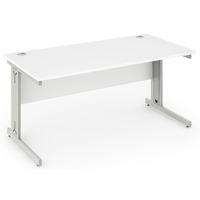 Energy Cable Managed Rectangular Desk White 1800mm