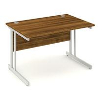 Energy Cantilever Rectangular Desk Walnut 1200mm