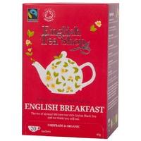 English Tea Shop Organic and Fairtrade English Breakfast Tea - 20 Bags - Sachets