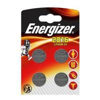 Energizer CR2016 3V Lithium Coin Battery 1 x Pack of 4 E300520400