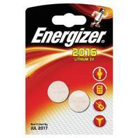 Energizer Coin Lithium CR2016 3V Battery Pack of 2 Batteries 626986